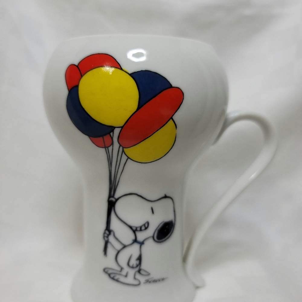 Vintage Snoopy & Woodstock ceramic cup